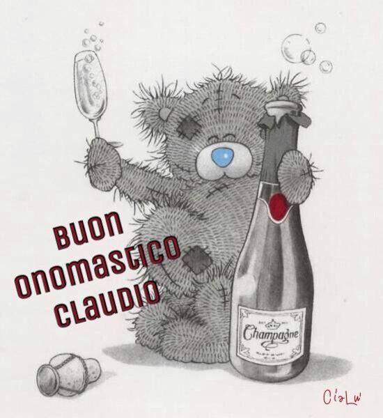 "Buon Onomastico Claudio"