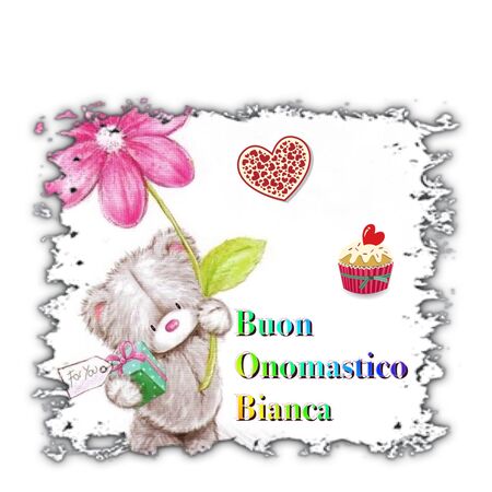 "Buon Onomastico Bianca"