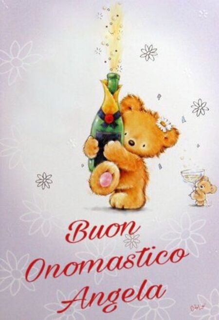 Buon Onomastico coi nomi femminili - "Buon Onomastico Angela"