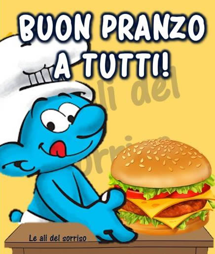 "Buon Pranzo a tutti !" - i Puffi