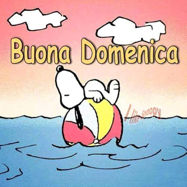 Snoopy - "Buona Domenica"