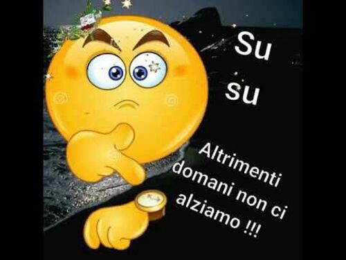 "Su Su altrimenti domani non ci alziamo !!!" - frasi spiritose