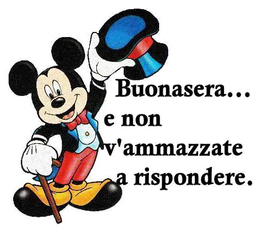 "Buonasera e non v'ammazzate a rispondere." - immagini divertenti