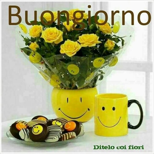 "Buongiorno" - Ditelo coi fiori