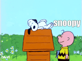 Snoopy - "Eccomi, Buongiorno a tutti!"