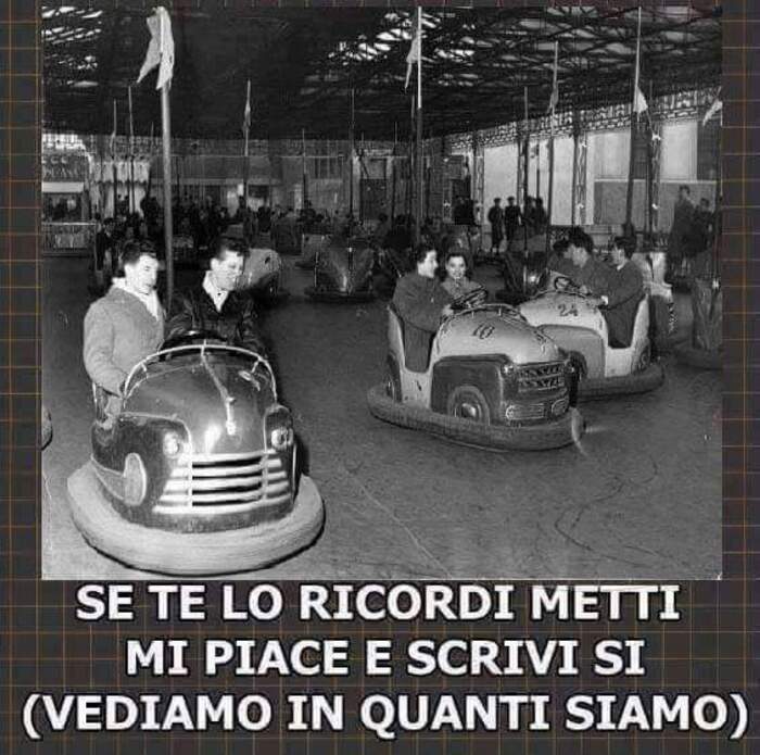 "Se te lo ricordi metti MI PIACE e scrivi SI( Vediamo in quanti siamo )"