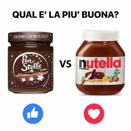 "Qual'è la più buona? Nutella o Crema Pan di Stelle?"