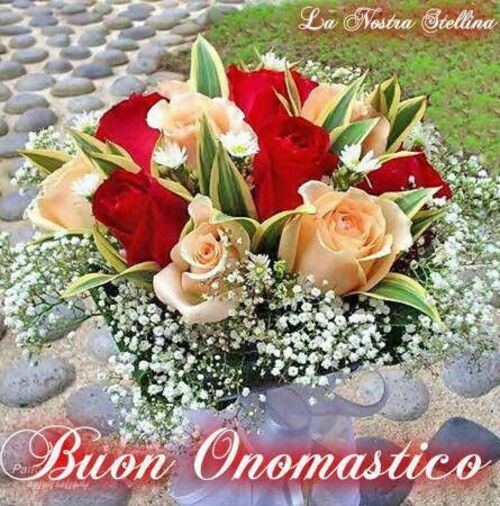 Buon Onomastico con i fiori