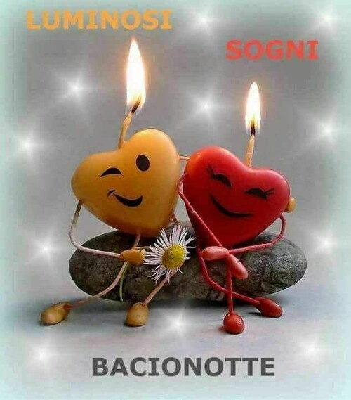 "Luminosi sogni, Buonanotte con il bacio"