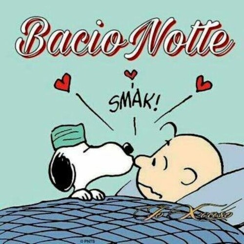 Snoopy - "Bacio Notte Smack!"