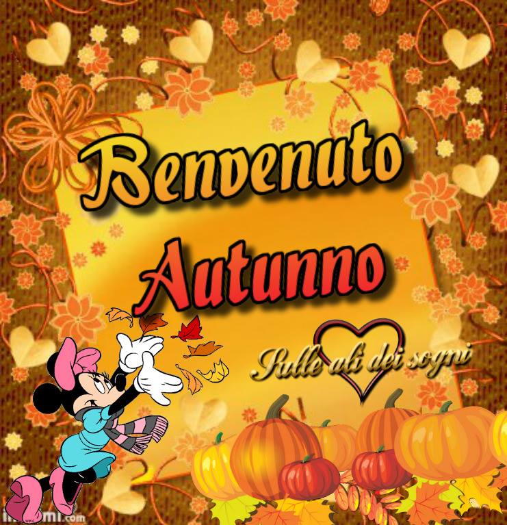 "Benvenuto Autunno" - immagini Walt Disney