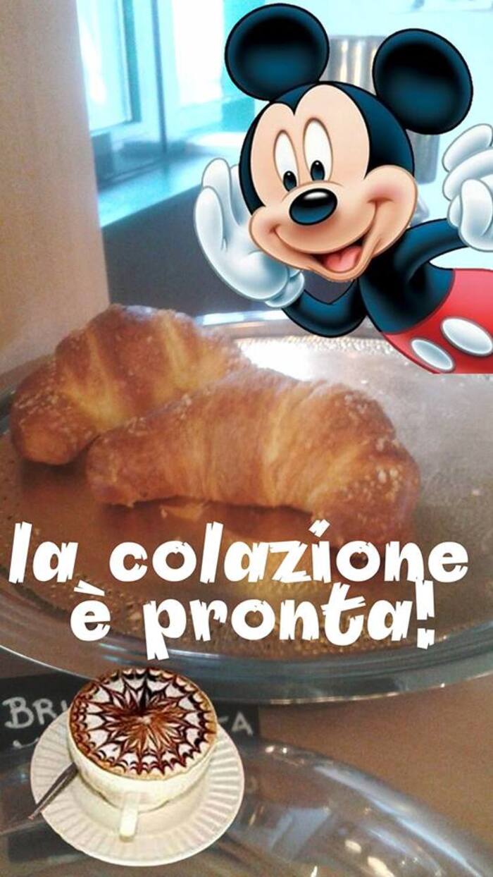 "La colazione è pronta!" - Topolino