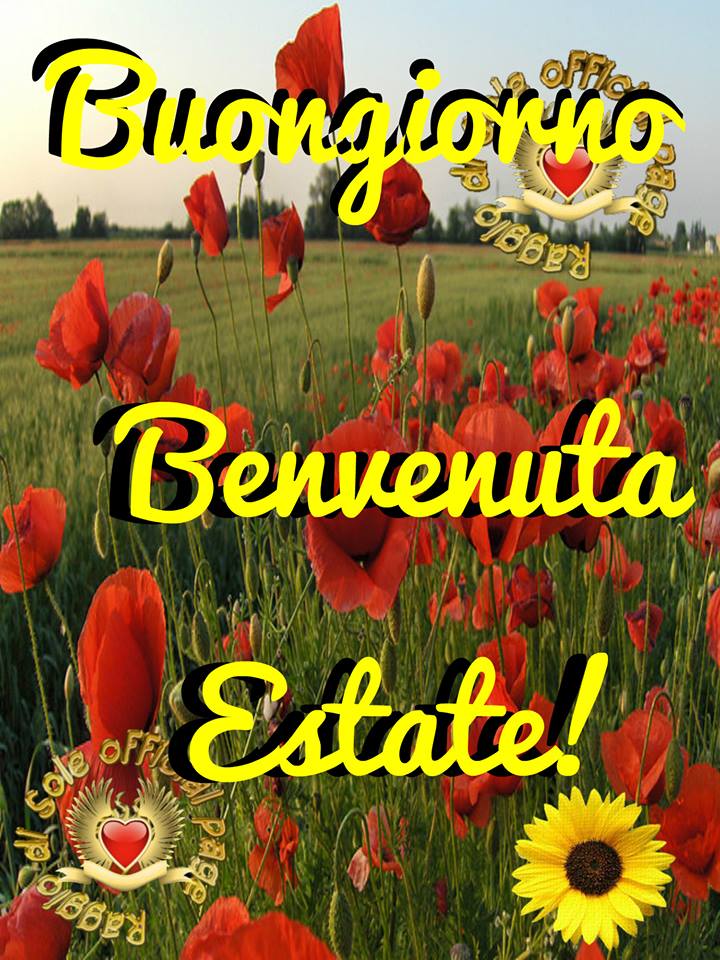 "Buongiorno Estate" - immagini da condividere gratis