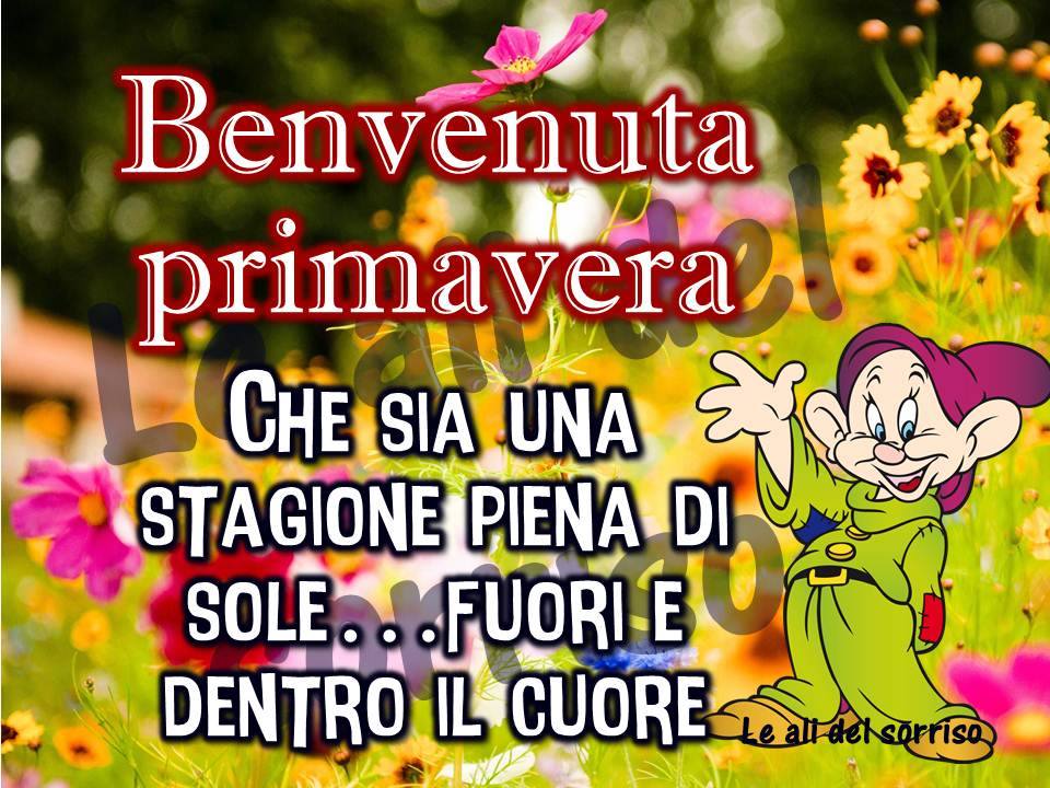 ".....Che sia una stagione piena di sole... fuori e dentro il cuore"