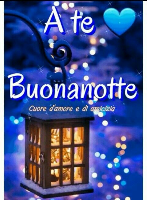 "A Te Buonanotte" - Cuore d'Amore e di Amicizia