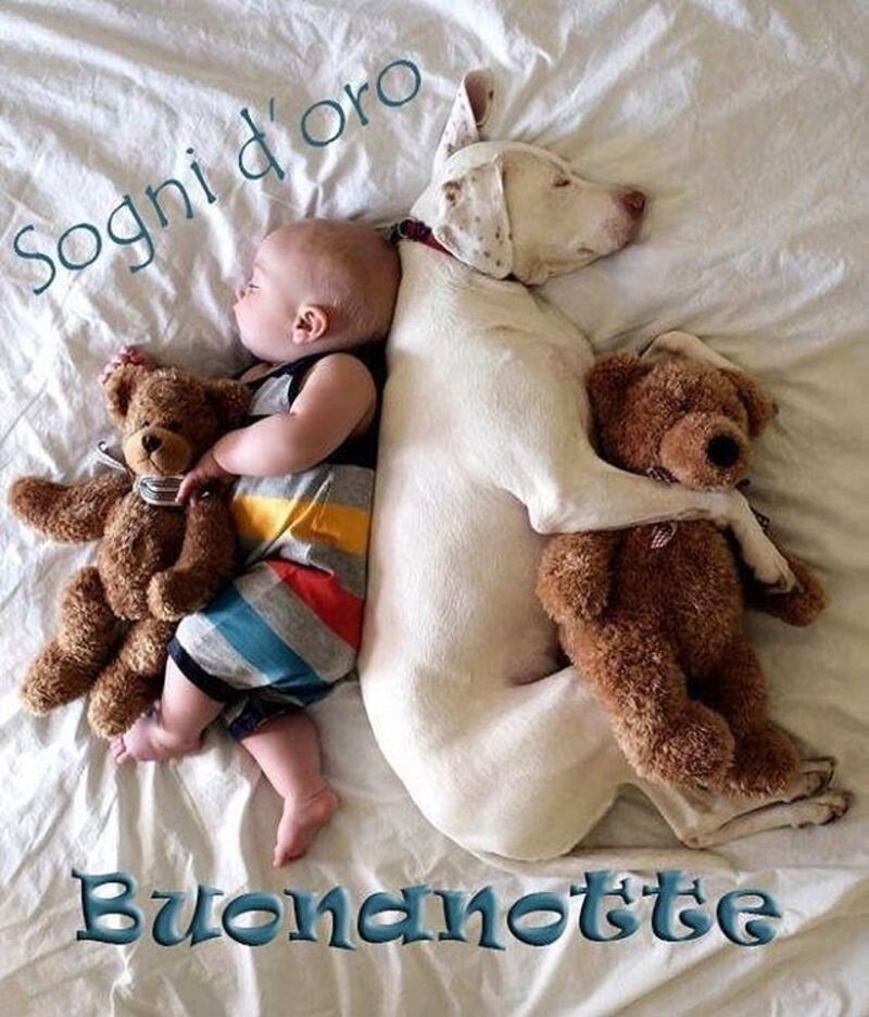 Immagini della Buonanotte con i bimbi