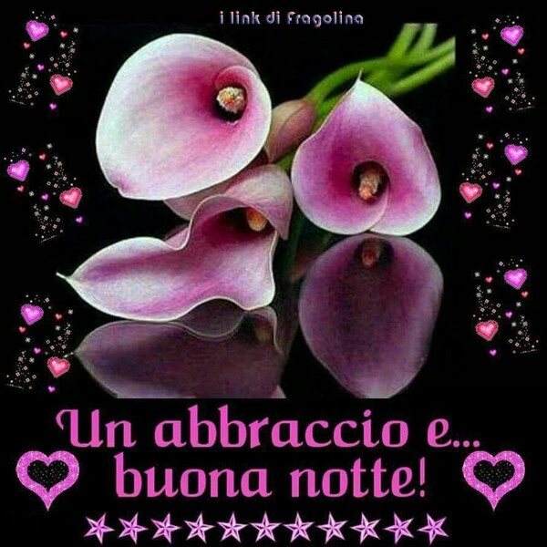 Buonanotte con abbraccio