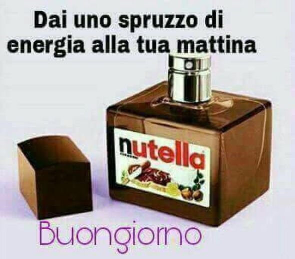 "Dai uno spruzzo di energia alla tua mattina. Buona Giornata"