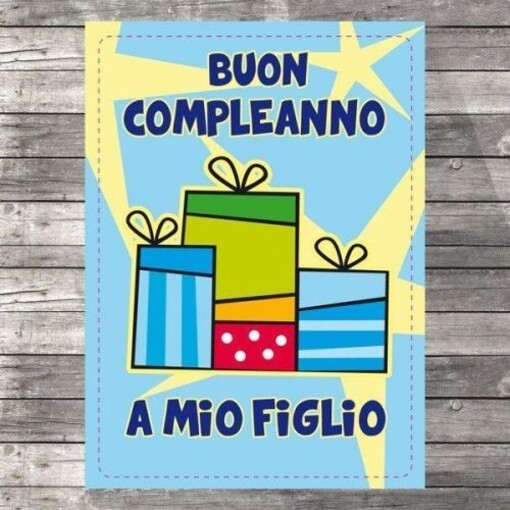 "Buon Compleanno a mio figlio"