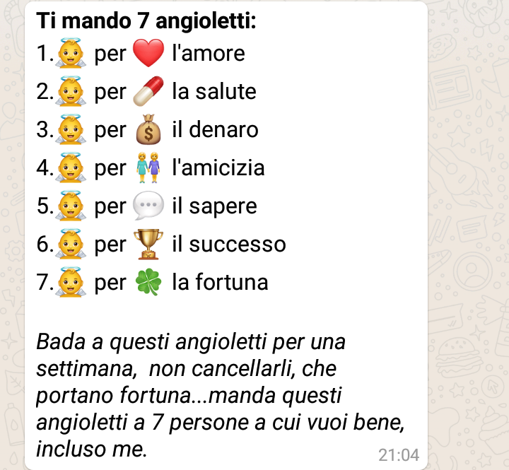 5 Catene Whatsapp Da Mandare Ai Tuoi Contatti Top10immagini It