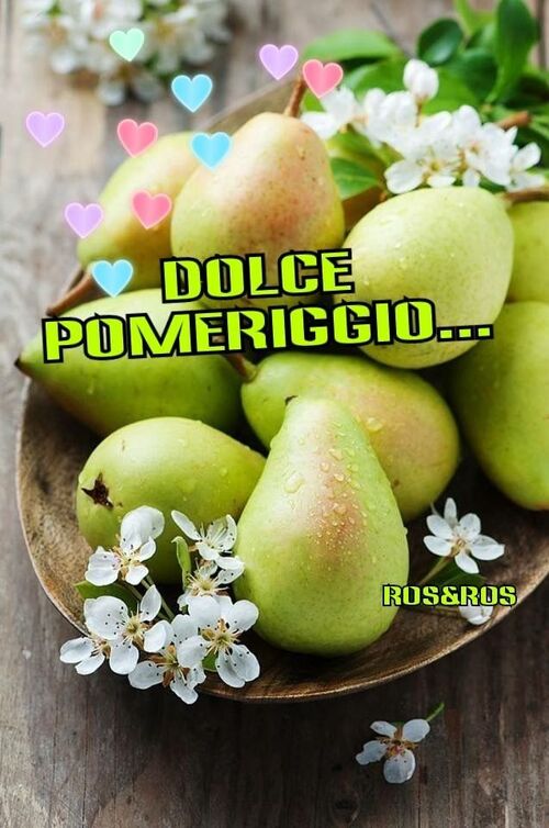 Buon Pomeriggio con la frutta