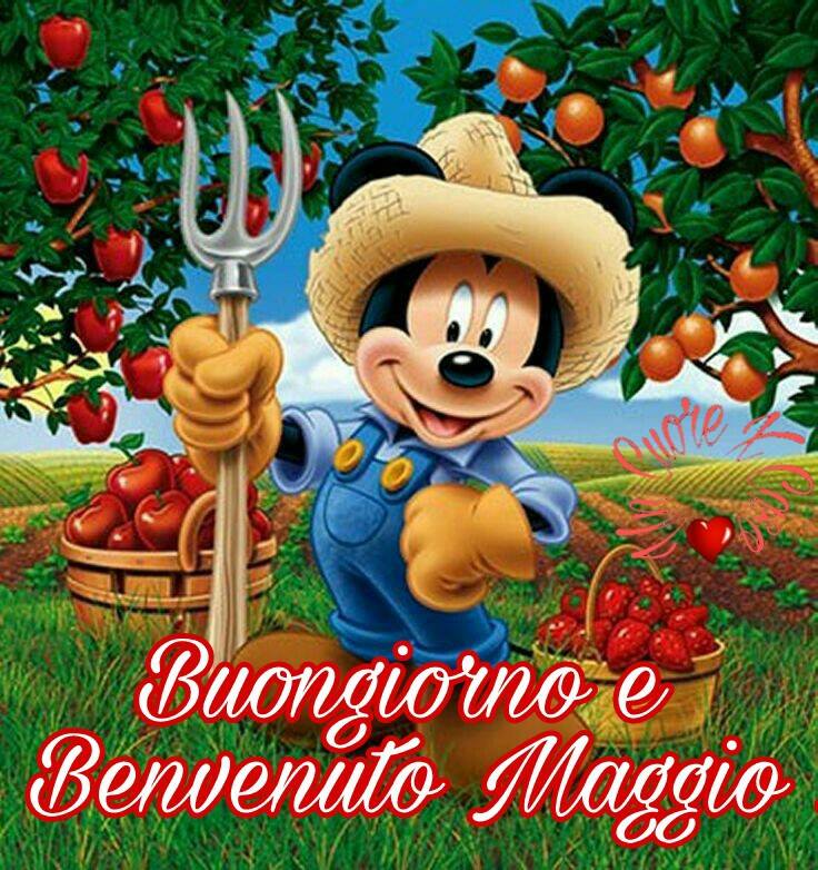 "Buongiorno e benvenuto Maggio" - Topolino