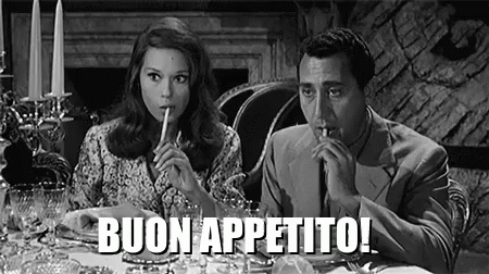 Alberto Sordi - GIF Buon Appetito!