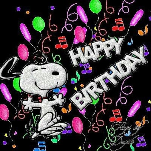 "Happy Birthday" - Snoopy