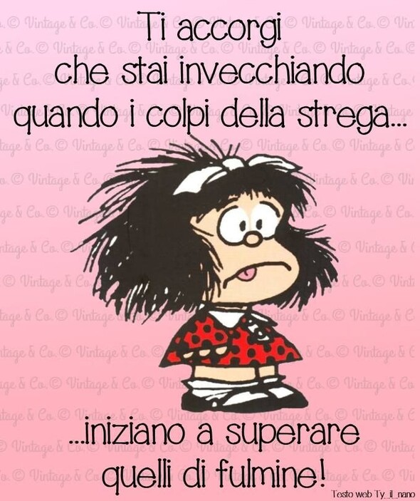 Mafalda e la vecchiaia