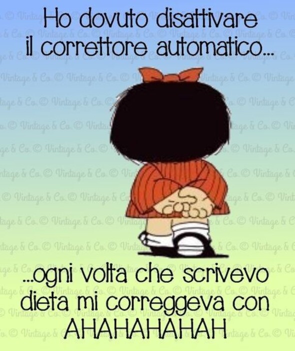 Mafalda e la dieta