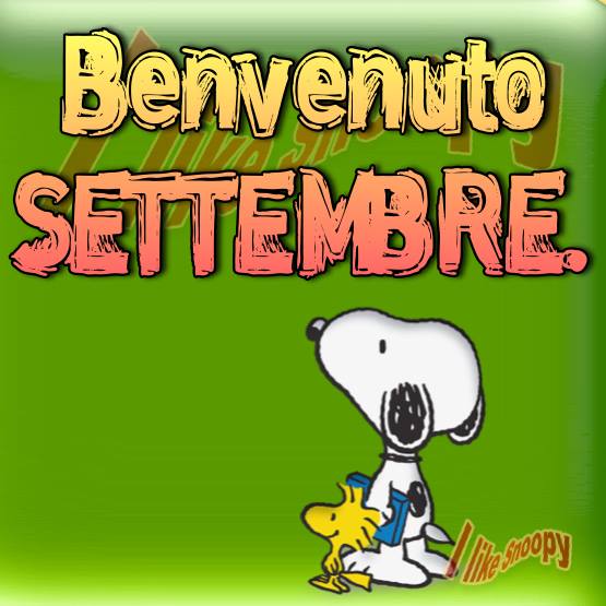 Snoopy - "Benvenuto Settembre"