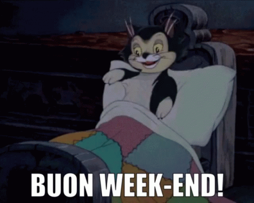 GIF animate Walt Disney - "BUON WEEK-END!"
