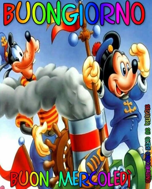 Buon Mercoledi Disney 10 Link Coloratissimi Top10immagini It