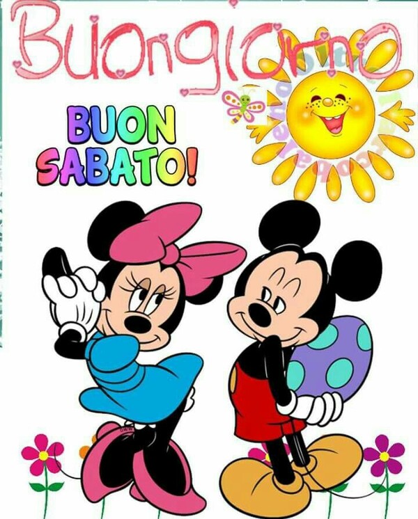 "Buongiorno e Buon Sabato" - immagini Disney