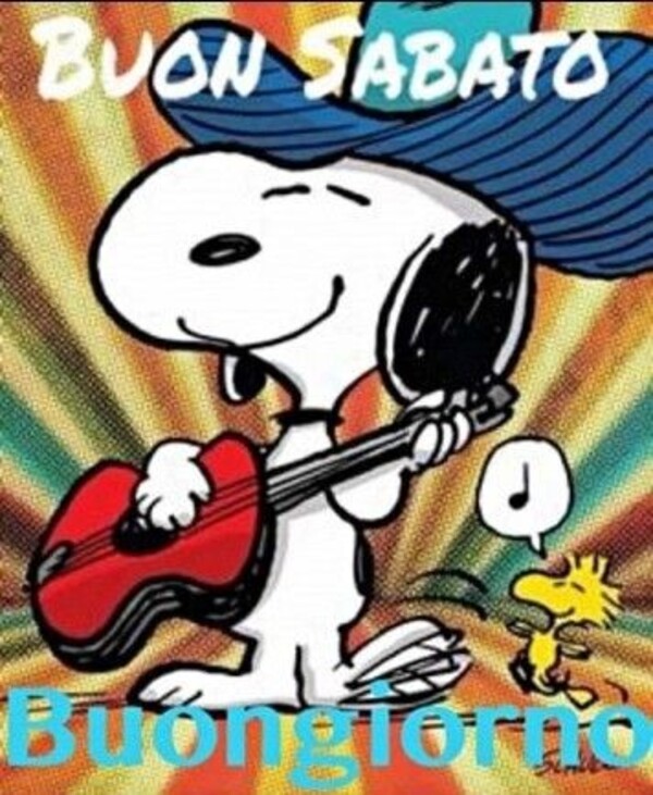 Buon Sabato Snoopy