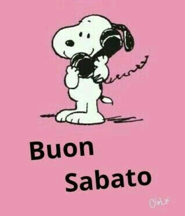 Buona Giornata e Buon Sabato con i Peanuts