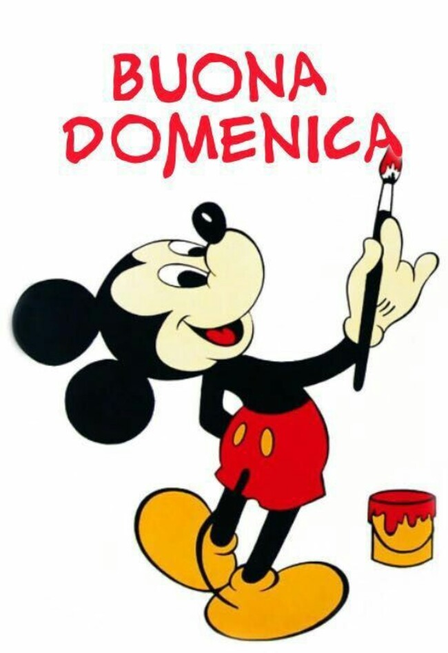 "BUONA DOMENICA" - da Topolino