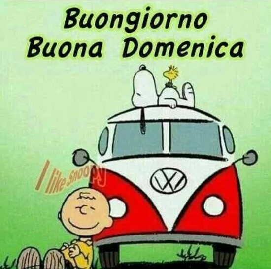 "Buongiorno Buona Domenica" - con Snoopy e Charlie Brown