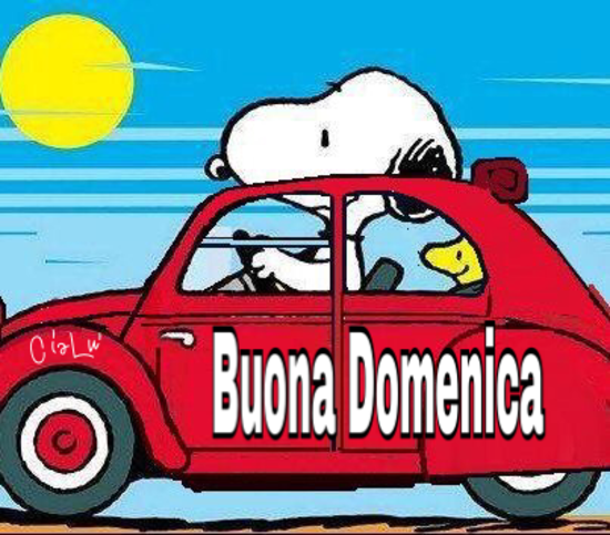 Buona Domenica da Snoopy e Woodstock