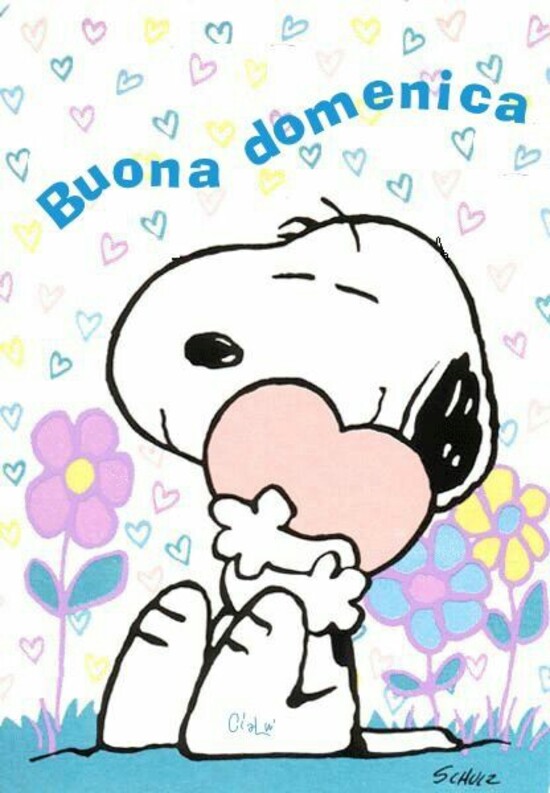 Vignette della Buona Domenica col simpatico Snoopy