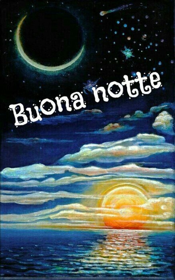 Belle immagini della Buonanotte con il mare