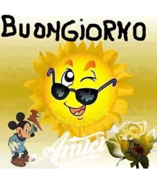 Buongiorno assolato