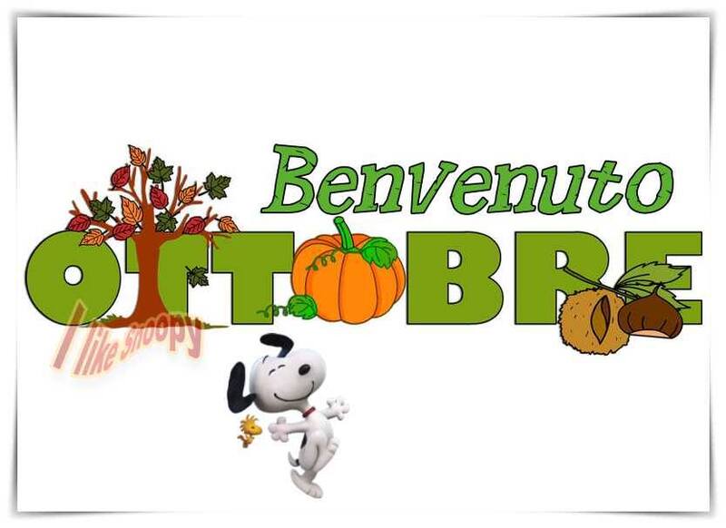 "Buon 1° Ottobre" - Snoopy