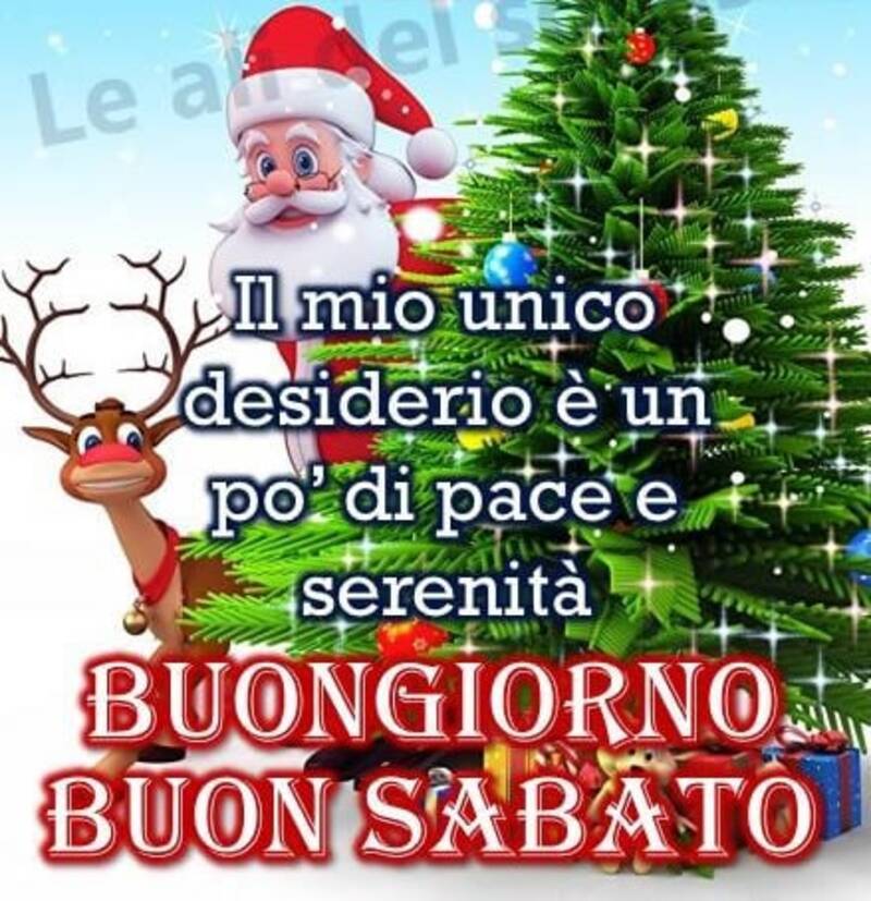 "Il mio unico desiderio è un pò di pace e di serenità. Buona Giornata e Sereno Sabato"