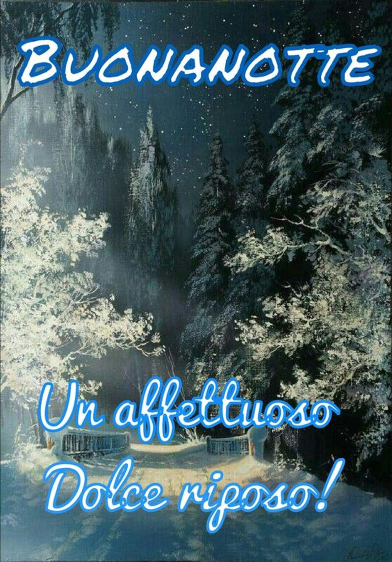 Buonanotte invernale