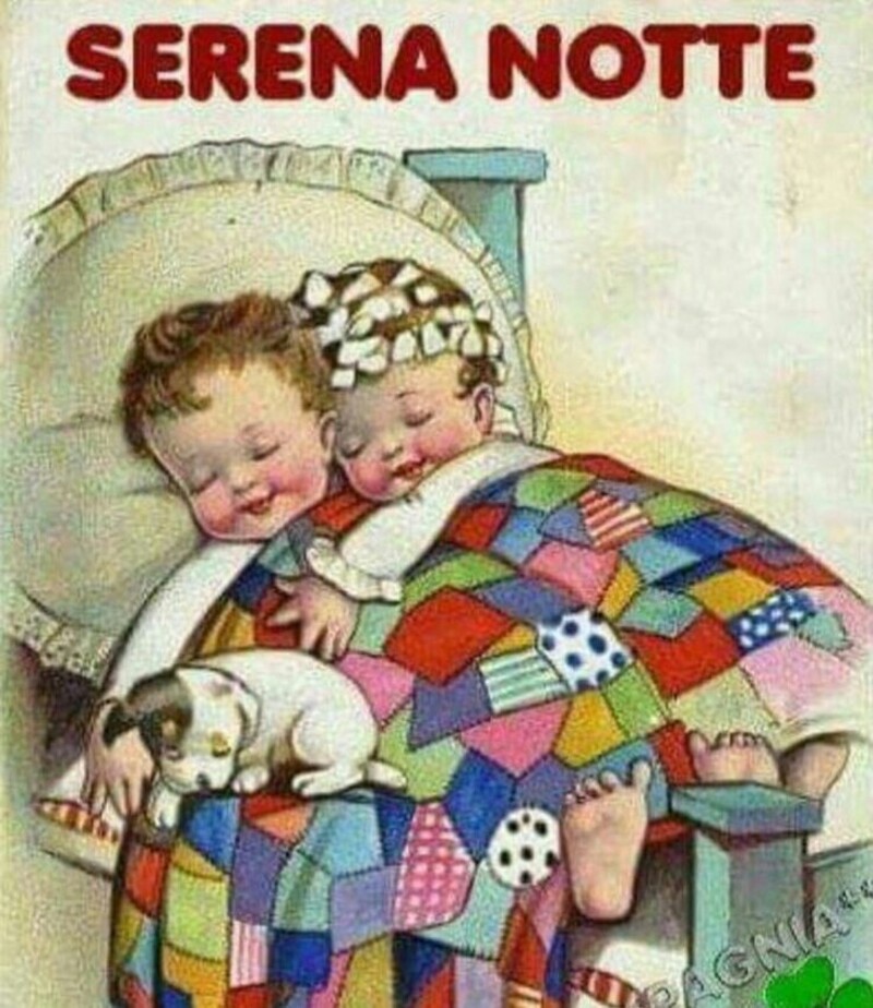 "SERENA NOTTE" - bimbi sotto le coperte