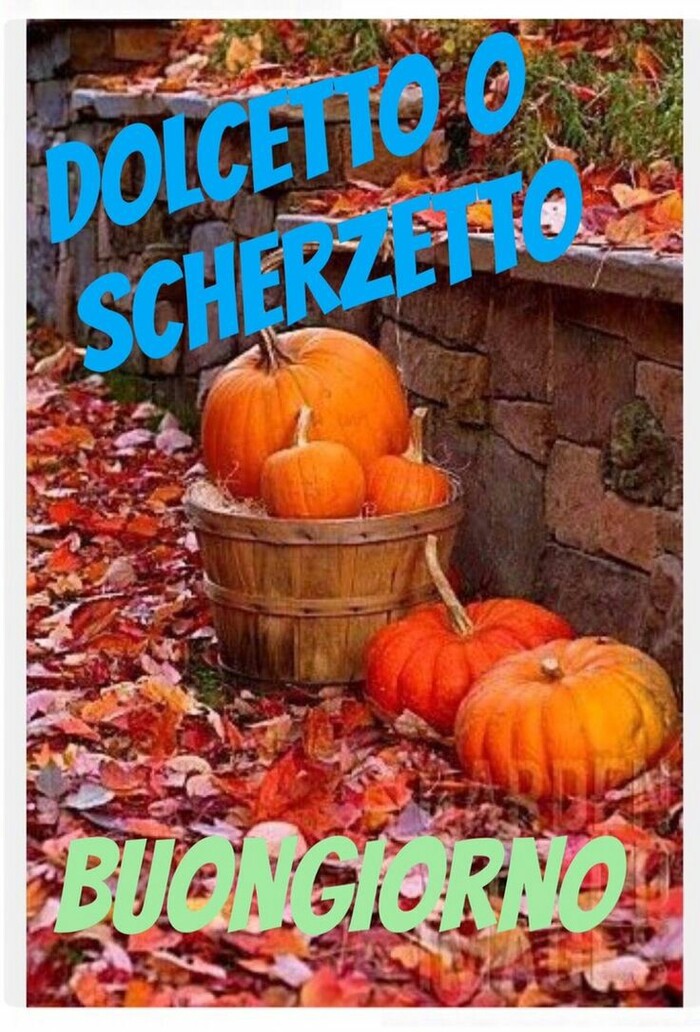 "Dolcetto o Scherzetto?" - Buongiorno Halloween