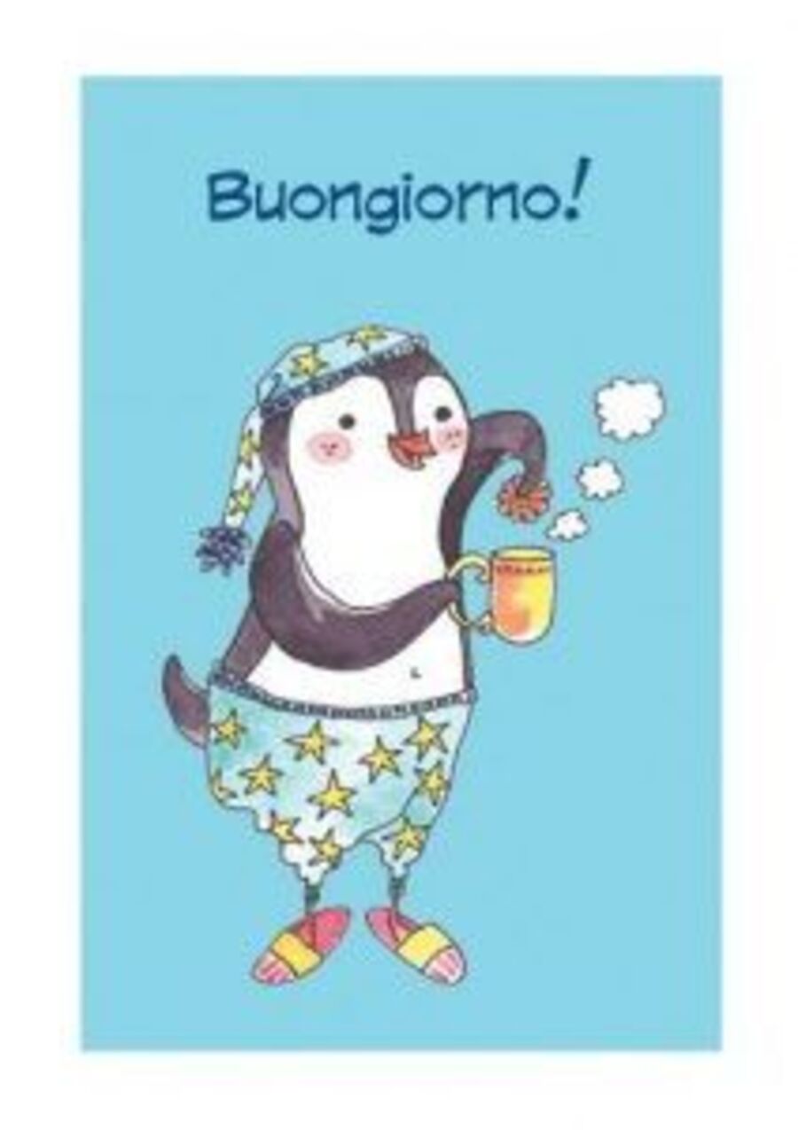 "Buongiorno!" - pinguino