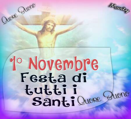 "1° Novembre Festa di Tutti i Santi"