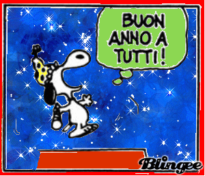 "Buon Anno a tutti!" - da Snoopy